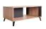 Couchtisch Lassila 07, Farbe: Eiche Artisan / Schwarz - Abmessungen: 47 x 100 x 60 cm (H x B x T)