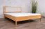 Doppelbett Wellsford 03 Kernbuche massiv geölt - Liegefläche: 160 x 200 cm (B x L)