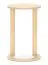 Beistelltisch | Farbe: Helle Eiche | Runder Couchtisch | schmal | Maße: 38 x 38 x 61,5 cm | Ergonomische Höhe | C-förmiges Design | Ständer für Lampe