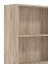 Bücherregal Knide 02, Farbe: Eiche Grau, drei Fächer, ABS-Kantenschutz, hochwertige Verarbeitung, Maße: 107,5 x 70 x 24,5 cm, für Wohnzimmer
