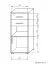 Kommode Curug 01, Farbe: Eiche / Buche hell - Abmessungen: 113 x 50 x 34 cm (H x B x T)