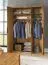 155 cm breiter Kleiderschrank mit 3 Türen | Farbe: Natur Abbildung