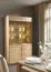 Vitrine Fazenda 05, Farbe: Natur, Eiche teilmassiv – 200 x 119 x 41 cm (H x B x T)