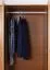 Kleiderschrank Kiefer Vollholz massiv Erlefarben Junco 02 - Abmessung: 195 x 162 x 60 cm (H x B x T)