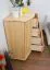 Kommode Kiefer massiv Vollholz natur 053 - Abmessung 100 x 118 x 47 cm (H x B x T)