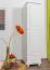 Kleiderschrank Kiefer Vollholz massiv weiß lackiert 001 - Abmessung 190 x 47 x 60 cm (H x B x T)