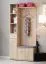 Helle Garderobe Bratteli 01, Farbe: Eiche Sonoma - Abmessungen: 203 x 90 x 32 cm (H x B x T), mit zwei Haken
