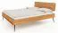 Doppelbett Rolleston 01 Kernbuche massiv geölt - Liegefläche: 160 x 200 cm (B x L)