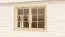 Gartenhaus SA17 - 44 mm Blockbohlenhaus, Grundfläche: 19,90 m², Satteldach
