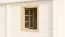 Gartenhaus MU17 - 44 mm Blockbohlenhaus, Grundfläche: 19,80 m², Satteldach