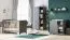 Kinderzimmer Babyzimmer Komplett - Set B Majvi, 3-teilig, Farbe: Grau / Eiche