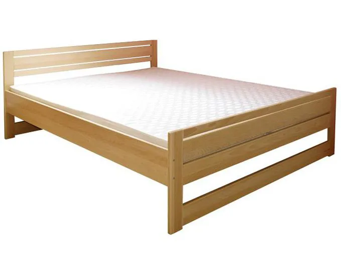 Kinderbett 80 x 200 cm | Massivholz: Buche | Natur Lackiert Abbildung