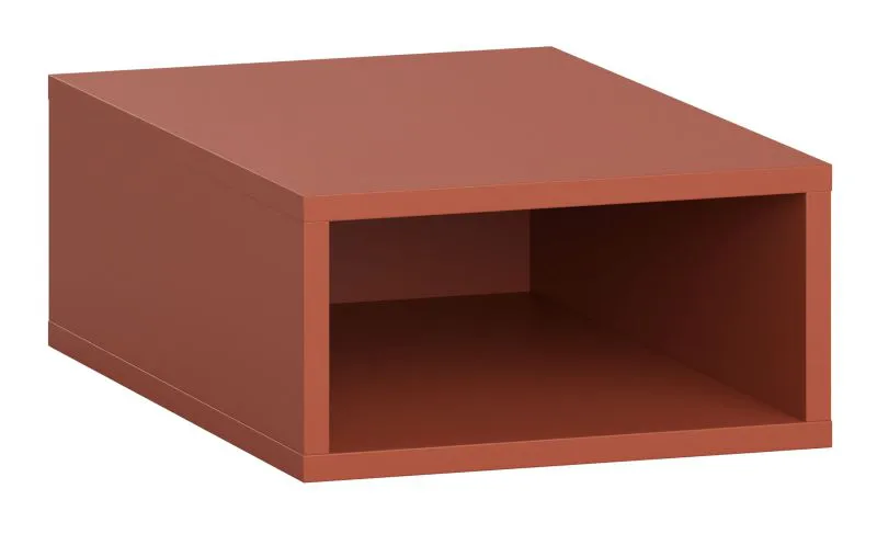 Kleine Box | Farbe: Puderrosa | Universelles Accessoire | Maße: 31,5 x 40,5 x 15,5 cm | für TV-Unterschränke oder Wandregal