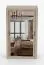 Schiebetürenschrank / Kleiderschrank mit Spiegel | 215 x 120 x 64 cm | Eiche | Biokovo 06 | 2 Türen | 7 Fächer | ausreichend Stauraum | Einfarbig