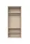 Drehtürenschrank mit zwei Türen Neiafu 57, Soft-Close-Funktion, Farbe: Kaschmir, Maße: 226 x 97 x 60 cm, eine Kleiderstange, drei Einlegeböden