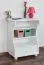 TV-Unterschrank Kiefer massiv Vollholz weiß lackiert Junco 209 - 79 x 67 x 42 cm (H x B x T)