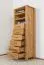 Regal Wooden Nature 128 Eiche massiv - 160 x 60 x 40 cm (H x B x T)