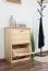 Schuhschrank 006 Kiefer massiv Vollholz natur - Abmessung 80 x 58 x 29 cm (H x B x T)