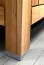 Massiver TV-Unterschrank / TV-Schrank mit drei Schubladen Floresta 08, inkl. Soft-Close-System, Natur, Eiche massiv, 61 x 212 x 48 cm, gewachst und geölt, ein offenes Fach