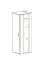 Dunkle Hängevitrine Raudberg 28, Farbe: Schwarz - Abmessungen: 126 x 40 x 29 cm (H x B x T), mit drei Fächern