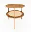 Couchtisch Wellsford 51 Wildeiche massiv geölt - Abmessungen: 50 x 50 x 50 cm (B x T x H)