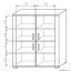 Kommode Aitape 44, Farbe: Sonoma Eiche dunkel / Sonoma Eiche hell - Abmessungen: 105 x 90 x 40 cm (H x B x T)
