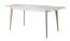 Esstisch Maryhill 02, Farbe: Eiche Riviera / Weiß - Abmessungen: 140 - 180 x 80 cm (L x B)