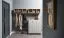 Kommode Nanez 06, Farbe: Eiche / Grau - Abmessungen: 100 x 90 x 47 cm (H x B x T)