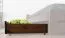 Schublade für Bett - Kiefer Vollholz massiv Nussfarben 003- Abmessung 18,50 x 198 x 54 cm (H x B x T)
