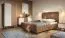 Schlafzimmer Komplett-Set C Belladere | 4-teilig | Nuss/Kaschmir/Braun | Einzelbett inkl. Lattenrost | Liegefläche 140 x 200 cm Kleiderschrank | Kommode | Nachtkommode
