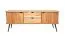 Kommode Rolleston 09 Wildeiche massiv geölt - Abmessungen: 57 x 144 x 46 cm (H x B x T)