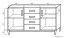 Kommode Alotau 14, Farbe: Eiche - Abmessungen: 78 x 140 x 40 cm (H x B x T)