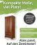 Drehtürenschrank / Kleiderschrank Sentis 15, Farbe: Dunkelbraun - 193 x 88 x 49 cm (H x B x T)