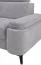 Schlichtes Ecksofa Kinrooi 01, Farbe: Grau - Abmessungen: 99 x 259 x 166 cm (H x B x T) - Ottomane: Links
