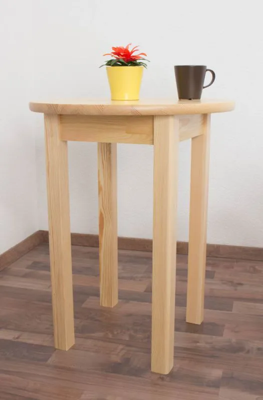 Runder Tisch Kiefernholz