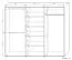 Schiebetürenschrank / Kleiderschrank Cikupa 51, Farbe: Nuss / Ulme - Abmessungen: 210 x 200 x 60 cm (H x B x T)