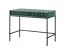 Moderner Schreibtisch Worthing 20, Farbe: Grün / Schwarz / Gold - Abmessungen: 78 x 104 x 50 cm (H x B x T)