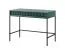Moderner Schreibtisch mit zwei Schubladen Worthing 19, Farbe: Grün / Schwarz - Abmessungen: 78 x 104 x 50 cm (H x B x T)