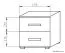 Rollcontainer Tabubil 12, Farbe: Wenge / Grau - Abmessungen: 53 x 50 x 50 cm (H x B x T)