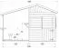Kinderspielhaus S12 - Abmessungen: 240 x 120 cm (B x T)