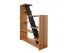 Regal "Lipik" 04, Farbe: Eiche / Schwarz, teilmassiv - Abmessungen: 150 x 120 x 36 cm (H x B x T)