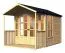 Gartenhaus 2,91 x 2,02 Meter (inkl. Dach) | Natur | Satteldach Abbildung