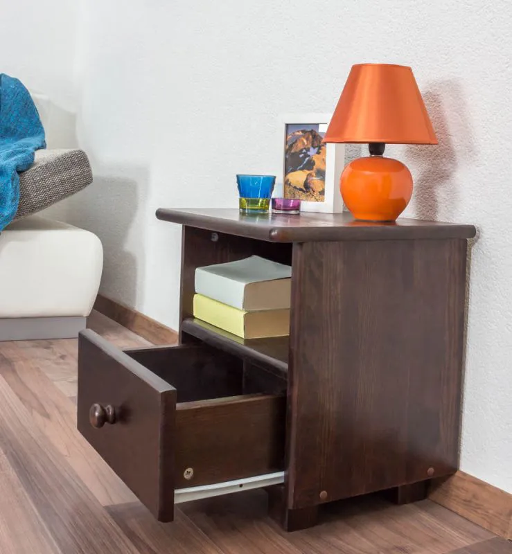 Nachtkommode Massivholz