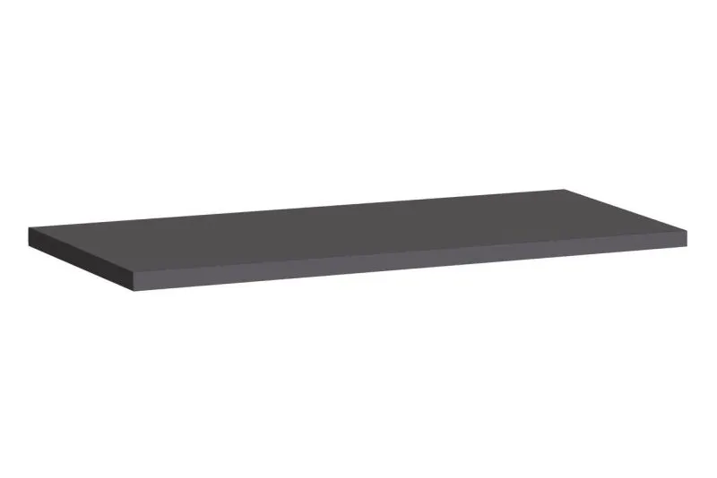 Wandregal Fardalen 43, Farbe: Grau - Abmessungen: 1,8 x 60 x 20 cm (H x B x T)