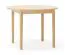 Esstisch | Farbe: Beige / Buche | ausziehbar bis 140 cm | Durchmesser: 100 cm | Holzrahmen | rund | geeignet für kleine Küchen oder Esszimmer