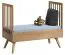 Babybett / Gitterbett Skady 10, Farbe: Eiche - Liegefläche: 70 x 140 cm (B x L)