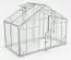 Gewächshaus - Glashaus Rucola XL4, Wände: 4 mm gehärtetes Glas, Dach: 6 mm HKP mehrwandig, Grundfläche: 4,40 m² - Abmessungen: 150 x 290 cm (L x B)