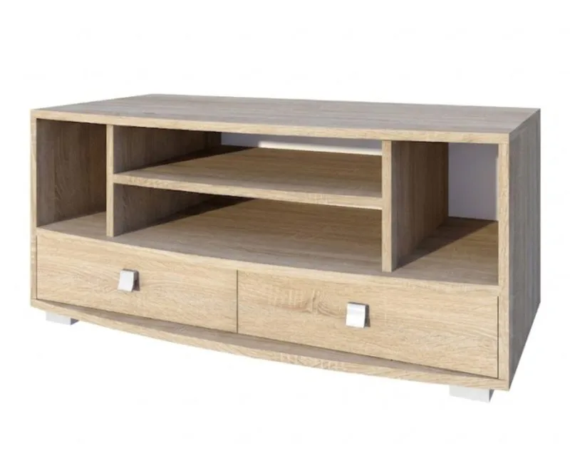TV-Unterschrank Rabaul 44, Farbe: Sonoma Eiche - Abmessungen: 50 x 120 x 48 cm (H x B x T)