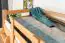 Hochbett für Kinder 90 x 190 cm | Massivholz: Buche | Natur Lackiert | umbaubar in Einzelbett | Premium-Qualität | inkl. Rollrost Abbildung