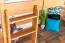 Hochbett für Kinder 90 x 190 cm | Massivholz: Buche | Natur Lackiert | umbaubar in Einzelbett | Premium-Qualität | inkl. Rollrost Abbildung